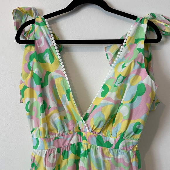 Colorful Abstract Midi Dress - Picture 3 of 6